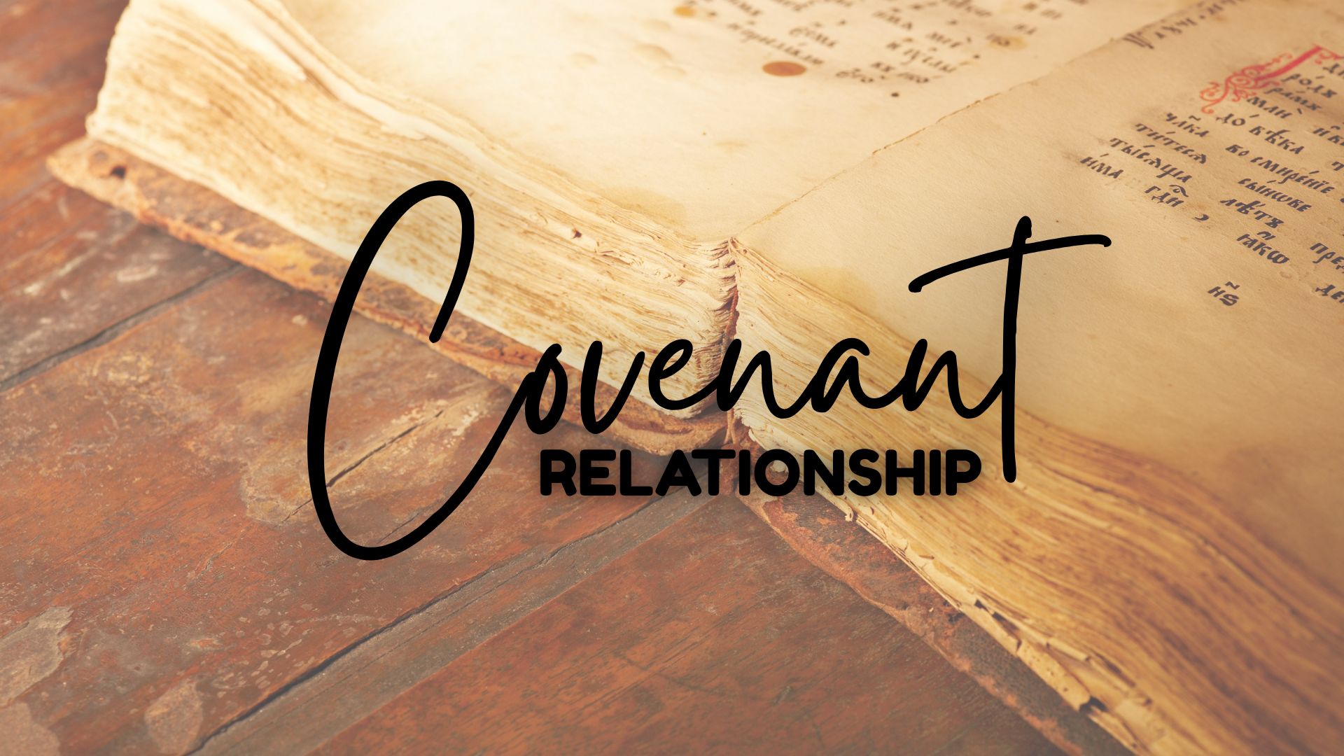 Covenant Relationship